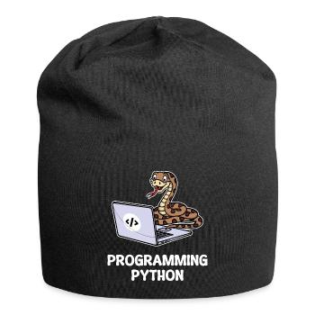 Programmeur de scripts, Développeur de débogage informatique - Bonnet en jersey - noir - Devant