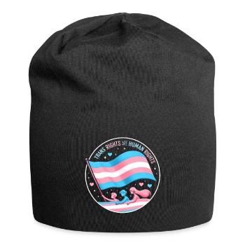 Trans Rights Tribute - Jersey Beanie - black - Front