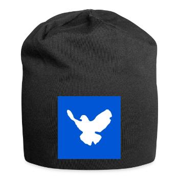 Colombe de la paix - Bonnet en jersey - noir - Devant