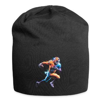 American Football Tshirt Herren Kinder Football - Jersey-Beanie - Schwarz - Vorne