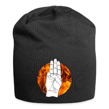 Hand Sign Tribute by Panem Hunger Games - Jersey Beanie - black - Front