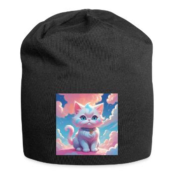 Kitten - Jersey Beanie - black - Front