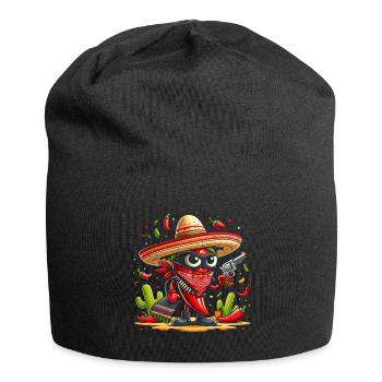 Chili Bandido - Jersey-Beanie - Schwarz - Vorne