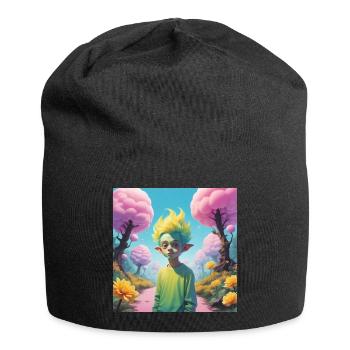 Lutin - Bonnet en jersey - noir - Devant