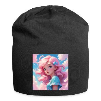 Fille - Bonnet en jersey - noir - Devant
