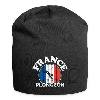 Plongeon - France plongeon - France - France sport - Bonnet en jersey - noir - Devant
