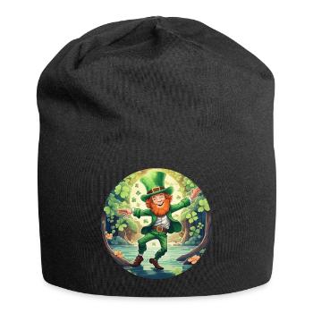 Danse trèfle de la Saint-Patrick - Bonnet en jersey - noir - Devant