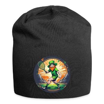 Saint-Patrick Shamrock Tennis - Bonnet en jersey - noir - Devant