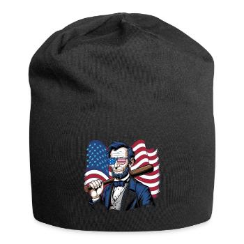 Baseball Men Women Kids Player Pitcher Softball - Jersey-Beanie - Schwarz - Vorne