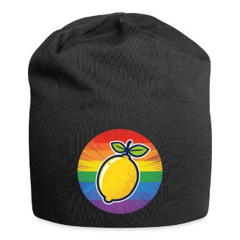 LGBTQ Lemon Lime - Jersey Beanie - black - Front