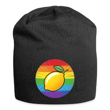 LGBTQ Lemon Lime - Jersey Beanie - black - Front