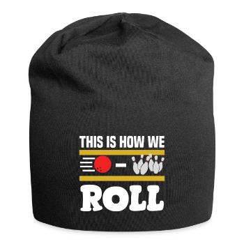 bowling - Jersey-Beanie - Schwarz - Vorne