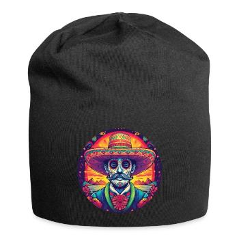 5 de Mayo Party Drinko de Mayo Sugar Skull Sombr - Jersey Beanie - black - Front