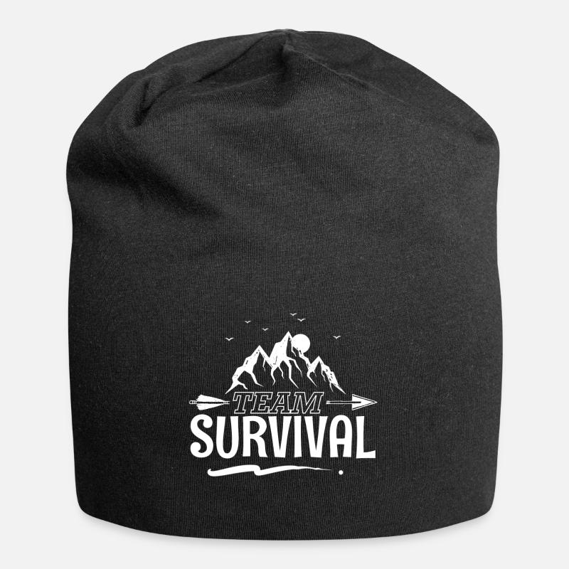 Team Survival - Jersey-Beanie - Schwarz