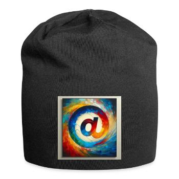 Symbol 6 - Jersey-Beanie - Schwarz - Vorne