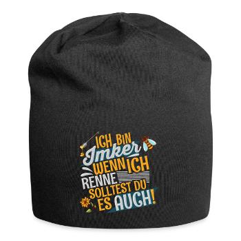 Imker - Jersey-Beanie - Schwarz - Vorne