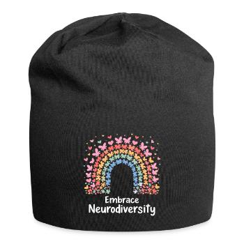 Embrace Neurodiversity - Jersey Beanie - black - Front