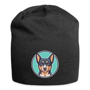 Lancashire talon chien race dessin animé Kawaii Clipart - Bonnet en jersey - noir - Devant