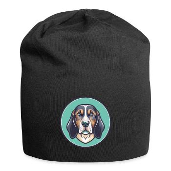 Polnischer Hund Rasse Cartoon Kawaii Clipart Haustier - Jersey-Beanie - Schwarz - Vorne
