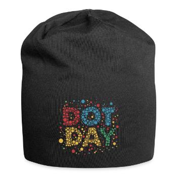 DOT-TAG - Jersey-Beanie - Schwarz - Vorne