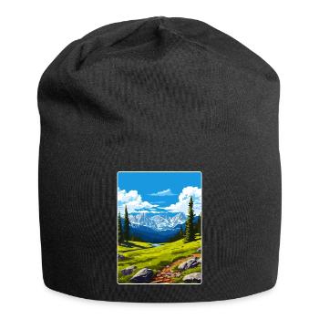 Rocky Mountain National Park Colorado Travel Card - Jersey Beanie - black - Front