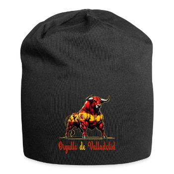 La fierté du design du drapeau de Valladolid - Bonnet en jersey - noir - Devant