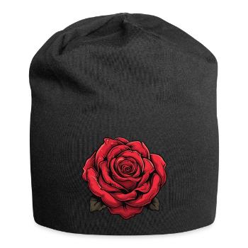 Die Rose der Riesen - Jersey-Beanie - Schwarz - Vorne