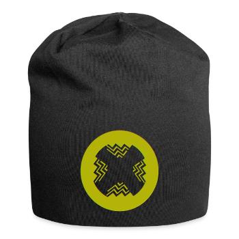 Circular Inner Style - Jersey Beanie - black - Front