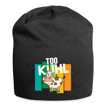 Kuh Landwirtschaft Too Kuhl - Jersey-Beanie - Schwarz - Vorne
