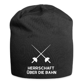 Domination on the fencing track - Jersey Beanie - black - Front