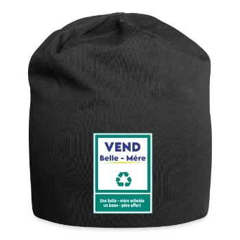 Verkauft Schwiegermutter - Jersey-Beanie - Schwarz - Vorne