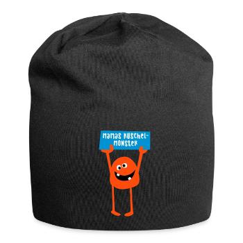 Monster Mom Cuddle Halloween Comic Cool Sayings - Jersey Beanie - black - Front
