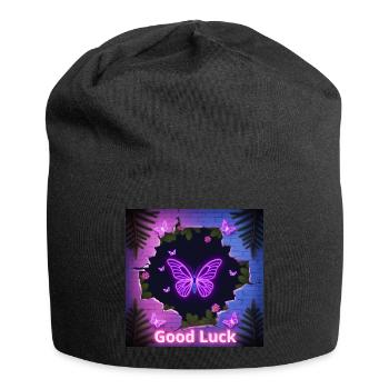Good Luck - Jersey Beanie - black - Front