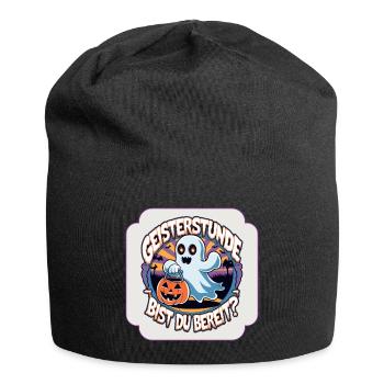 Halloween Gespenst Geisterstunde - Bist Du bereit? - Jersey-Beanie - Schwarz - Vorne
