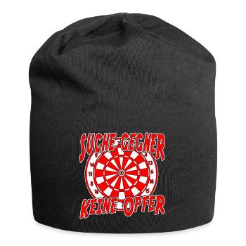 Dartboard - Look for opponents, no victims - Jersey Beanie - black - Front