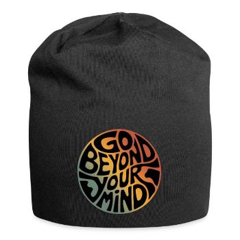 Go Beyond Your Mind - Jersey Beanie - black - Front