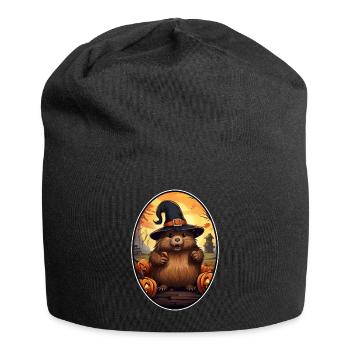 Halloween Capibara - Jersey Beanie - black - Front