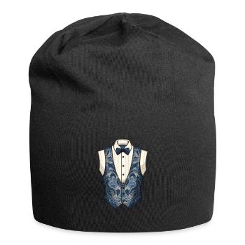 Suit Waiter Opera Vest - Jersey Beanie - black - Front