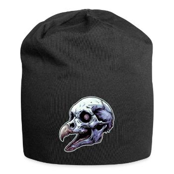 Vulture Head Skeleton - Jersey Beanie - black - Front