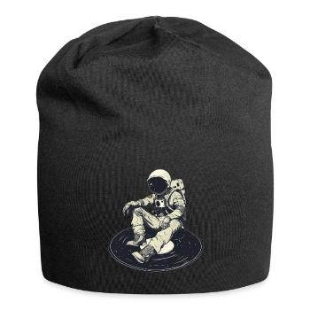 astronaute disque vinyle musique vinyle - Bonnet en jersey - noir - Devant