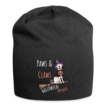 HALLOWEEN - Pattes et griffes pour les applaudissements - Bonnet en jersey - noir - Devant