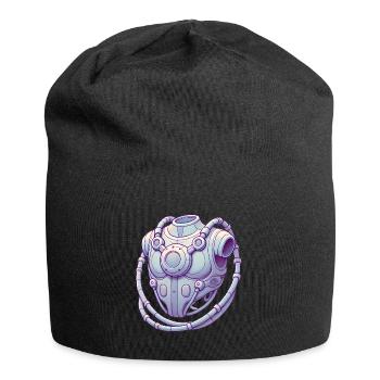 Futuristic Chest Device Graphic Tee - Jersey Beanie - black - Front
