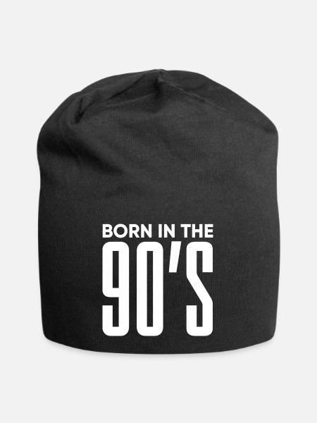 Cadeau rétro des années 90 des années 90 - Bonnet en jersey - noir