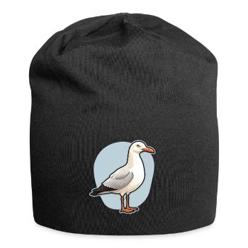 Seabird Seagull - Jersey Beanie - black - Front