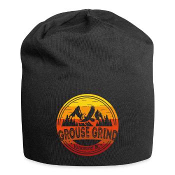 Grouse Grind Vancouver BC Canada Hiking Trail Moun - Jersey Beanie - black - Front