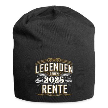 Legends will retire in 2025 - absolutely unique - Jersey Beanie - black - Front