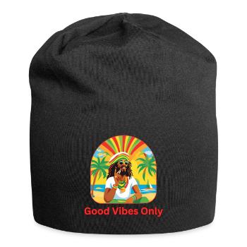 – Rasta-Man Jamaica Summer Sun - Jersey Beanie - black - Front