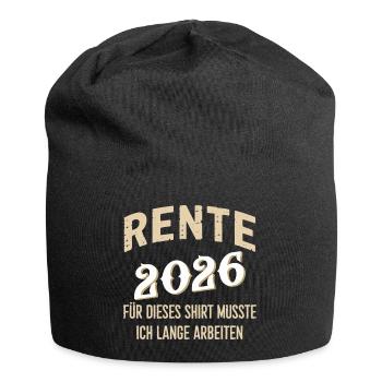 Pension 2026 Pour ce maillot, j’ai dû payer pendant longtemps - Bonnet en jersey - noir - Devant