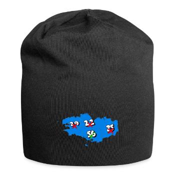 Région bretagne - Bonnet en jersey - noir - Devant