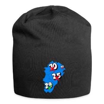Région franche comté - Bonnet en jersey - noir - Devant